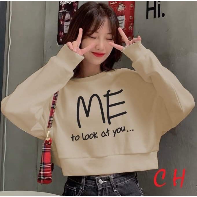 Áo croptop bo tay me to look coh1220