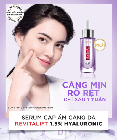 Tinh chất dưỡng ẩm giúp da căng mướt 1.5% hyaluronic acid