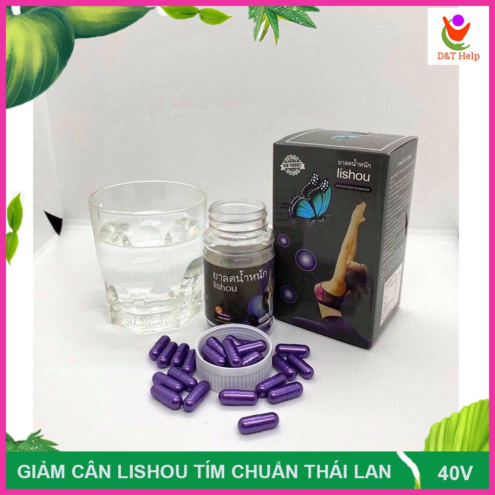 Viên uống giảm cân new lishou tím giảm mạnh