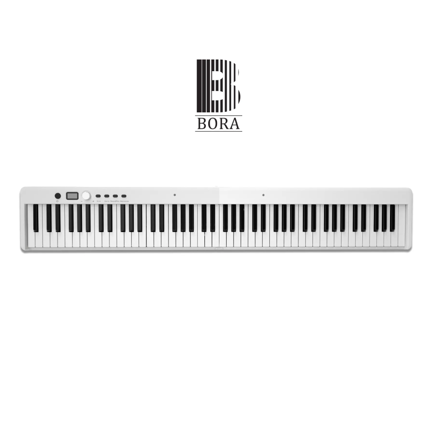 Đàn piano điện gấp gọn, Digital Foldable Piano - Bora BX-20 (BX20) - Black, Travel Piano, Bluetooth, 88 phím cảm ứng lực