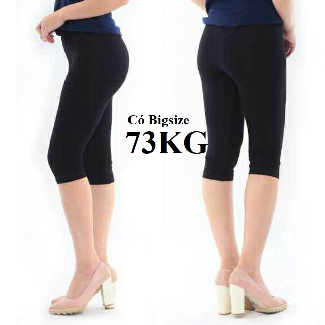 QUẦN LỬNG NỮ QUẦN LEGGING LỬNG KINA CÓ BIG SIZE 73kg VẢI THUN DÀY KHÔNG SỔ LÔNG KHÔNG BAI GIÃO, GIỮ PHOM DÁNG LÂU BỀN