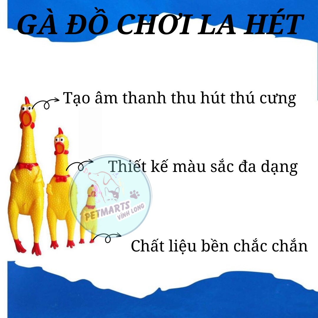 Đồ chơi hình con gà la hét cho thú cưng