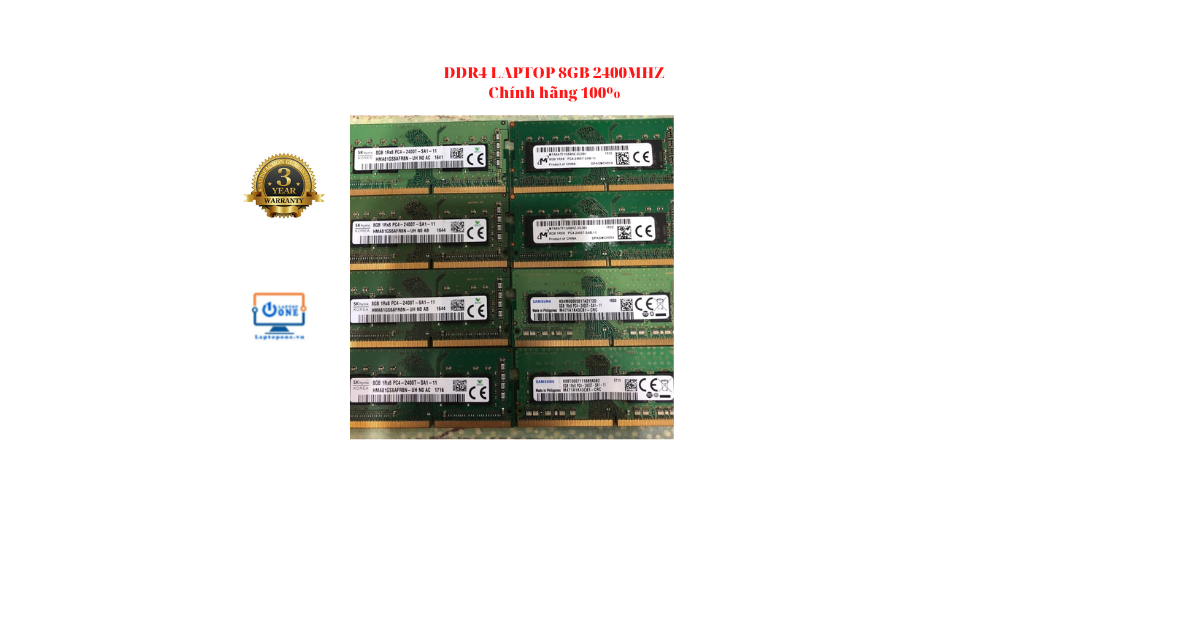 Ram laptop ddr4 8gb, 8gb bus 2666, 2400, 2133 và các loại khác, bảo hành 3 năm