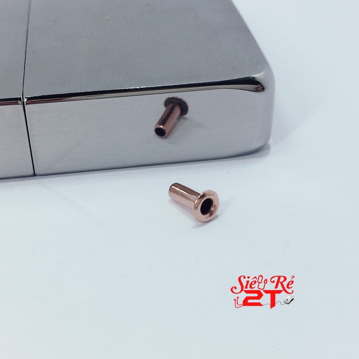Chốt tán bánh xe xỏ chỉ zippo loại copper - chốt tán xỏ chỉ bánh xe chuyên dụng sửa chữa zippo