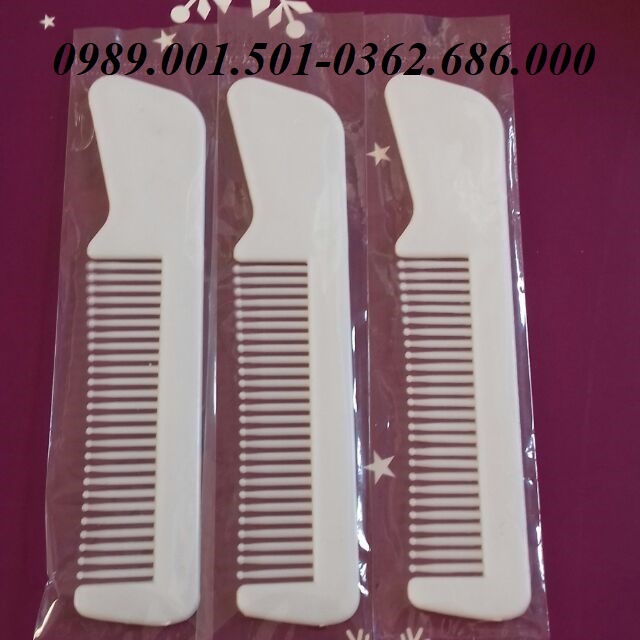 Lược trắng chuyên dùng cho nhà nghỉ khách sạn túi 100c