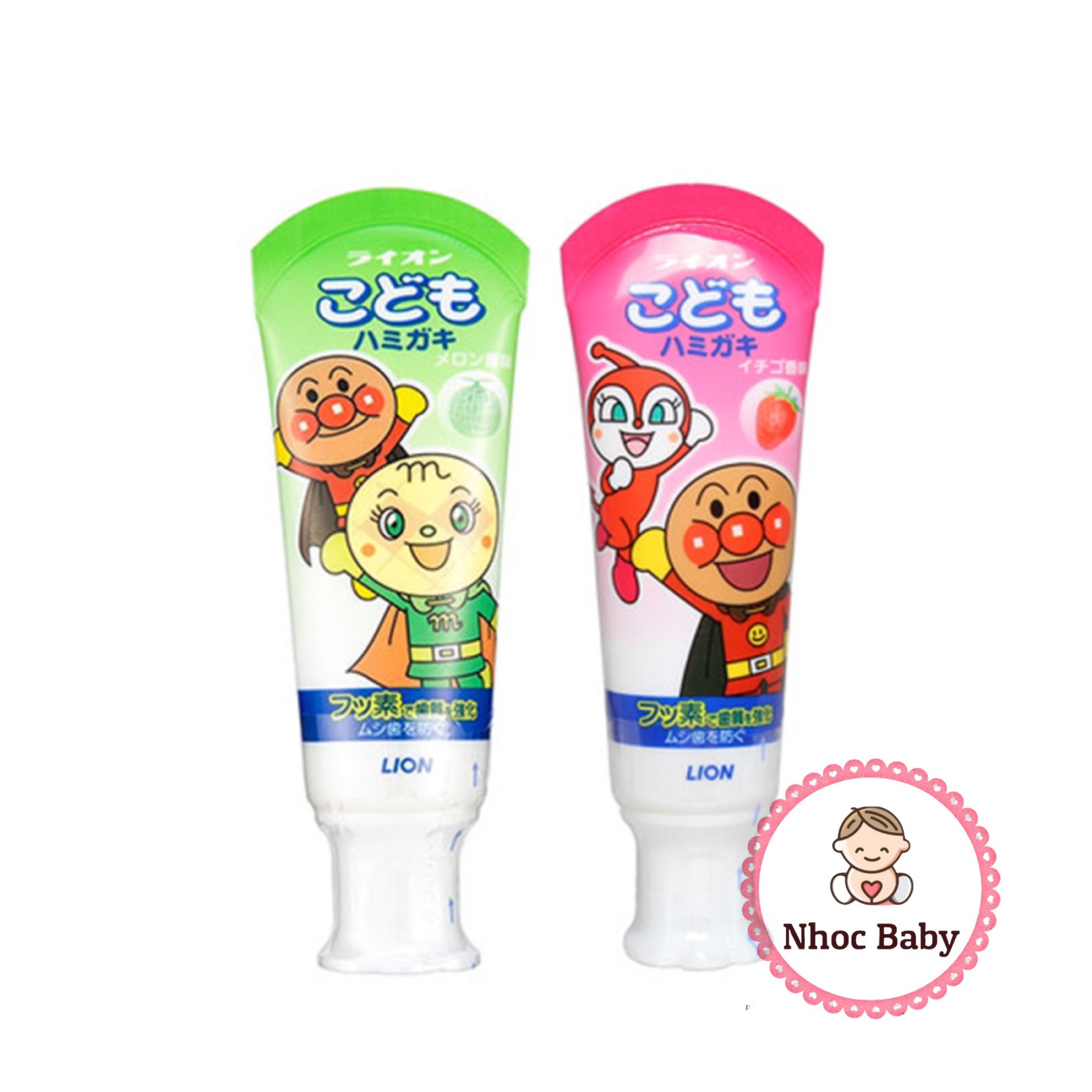 Kem đánh răng trẻ em Lion nđ Nhật 40gr