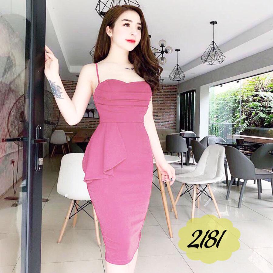 Đầm Nữ Dự Tiệc Kiểu Cúp Ngực Body Dáng Ôm Co Dãn Tốt Phù Hợp Dự Tiệc, Đám Tiệc, Đi Chơi Sang Trọng (Đỏ, Đen, Hồng) - GiaNguyen.Store