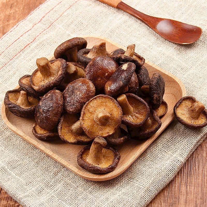 Nấm Đông Cô Sấy Giòn Nguyên Vị, Snack, Đồ Ăn Vặt, Thực Phẩm Chay