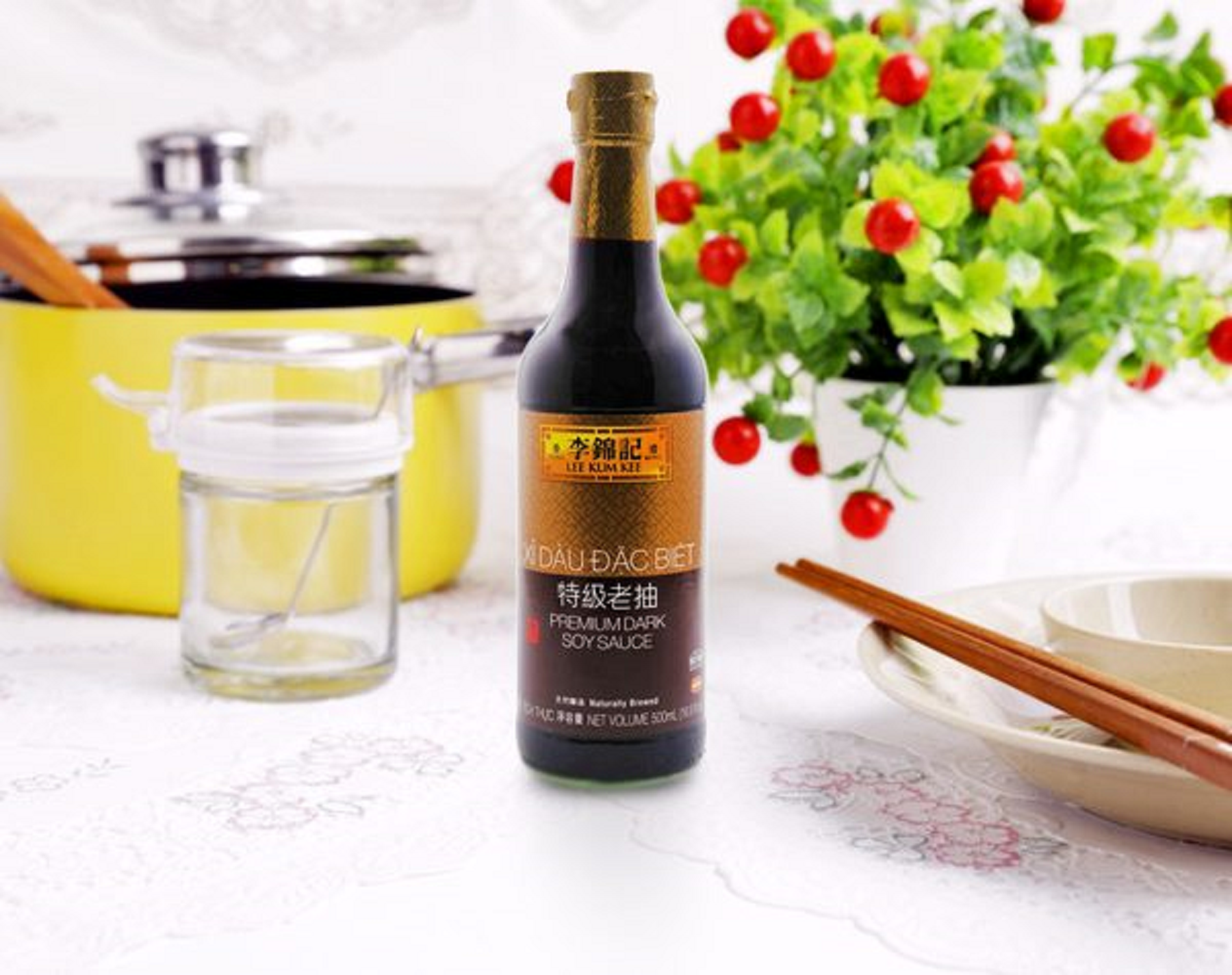 Xì Dầu Đặc Biệt Lee Kum Kee 500ml/ Xì Dầu Lee Kum Kee Premium Dark Soy Sauce/ Hắc Xì Dầu Kho Thịt - NK Hong Kong SGC FOOD LZD 2