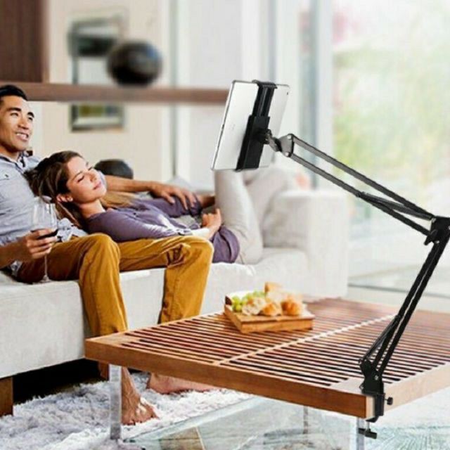 Gía đỡ điện thoại ipad kẹp đầu giường đa năng