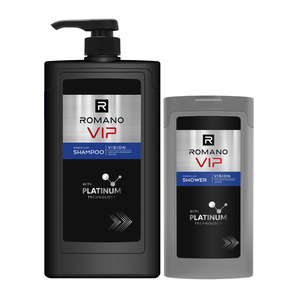 Dầu gội cao cấp romano vip vision 650g +tặng sữa tắm 150g