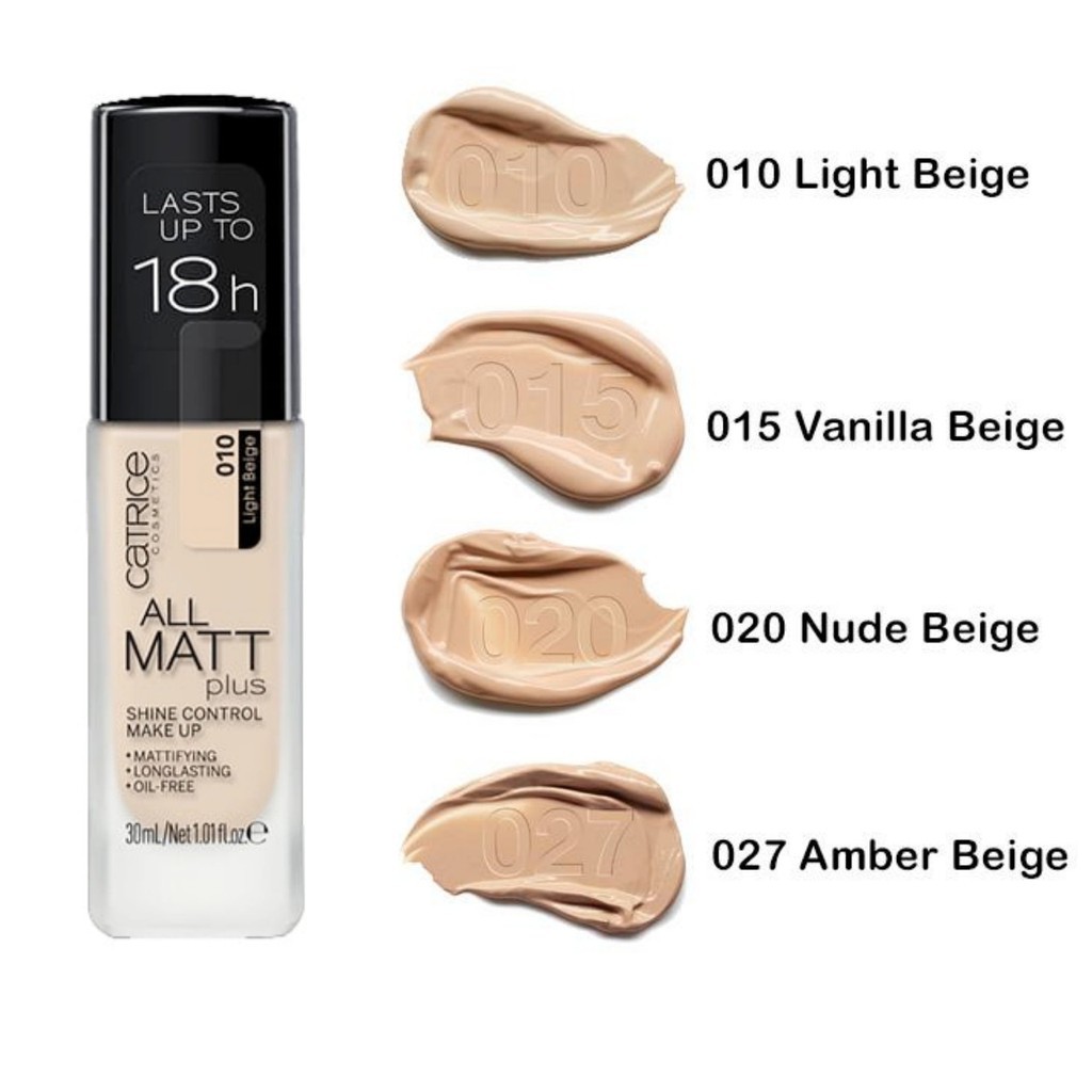 Kem nền Catrice All Matt Plus 18h Foudation