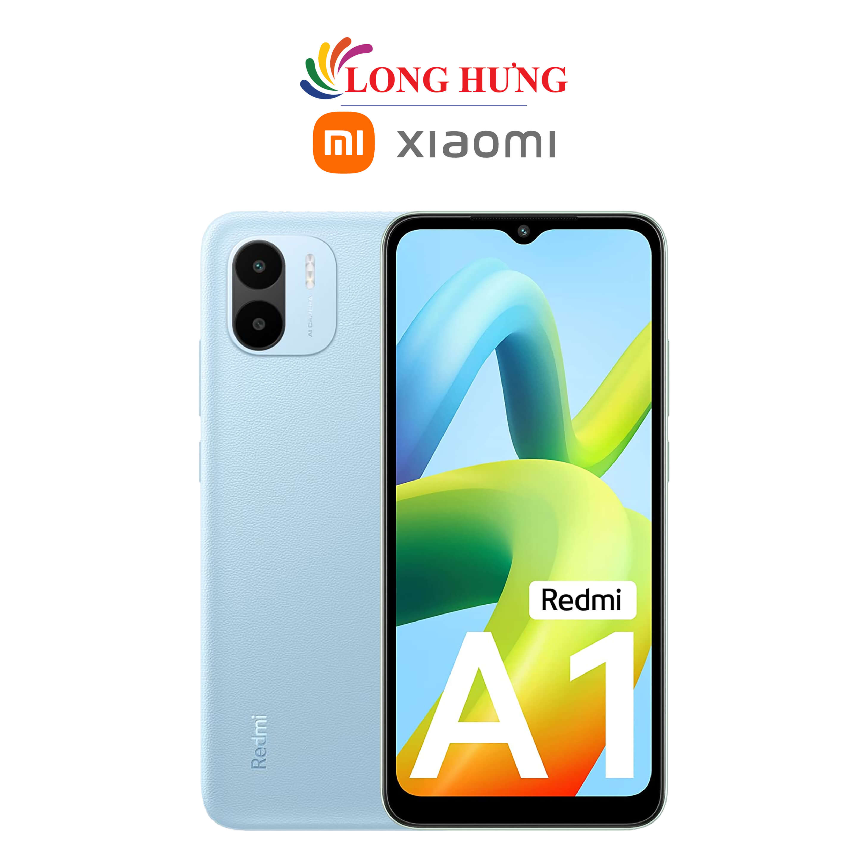 Điện thoại Xiaomi Redmi A1 - Hàng chính hãng - Viên pin dung lượng lớn 5000 mAh, màn hình rộng lớn 6.52"