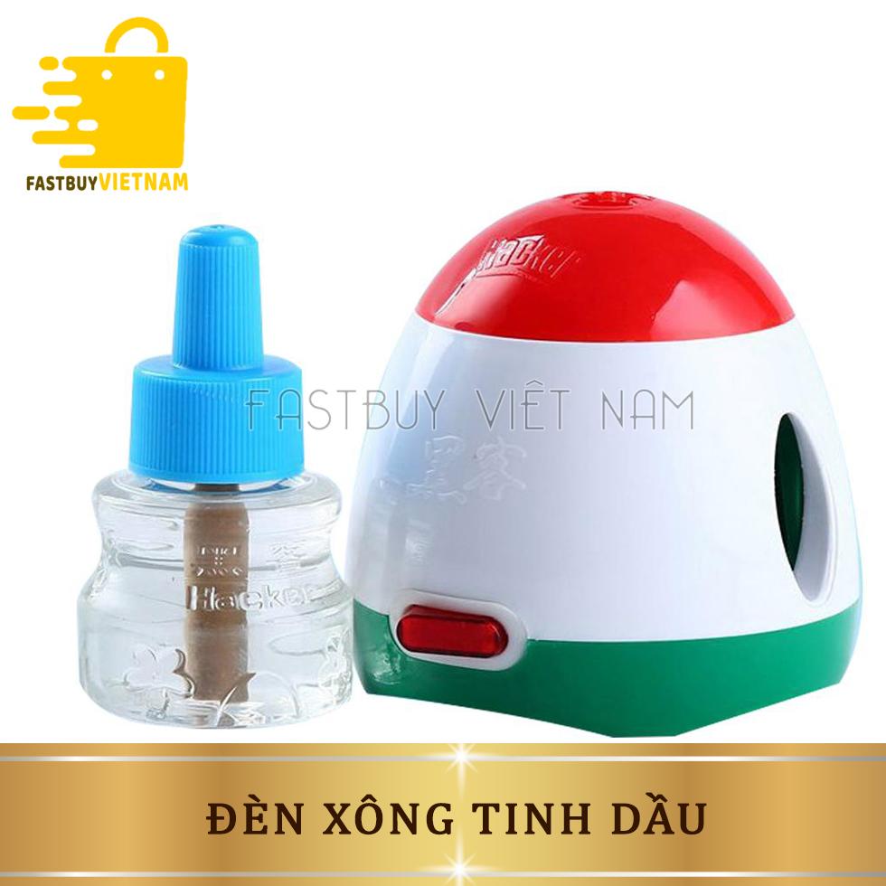 Combo 3 Đèn  xông tinh dầu đuổi muỗi Hacker + tặng kèm 1 lọ tinh dầu mùi hương thiên nhiên đuổi muỗi hiệu qủa, an toàn