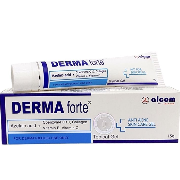 Kem dưỡng giảm mụn mờ thâm derma forte anti acne skin care gel 15g