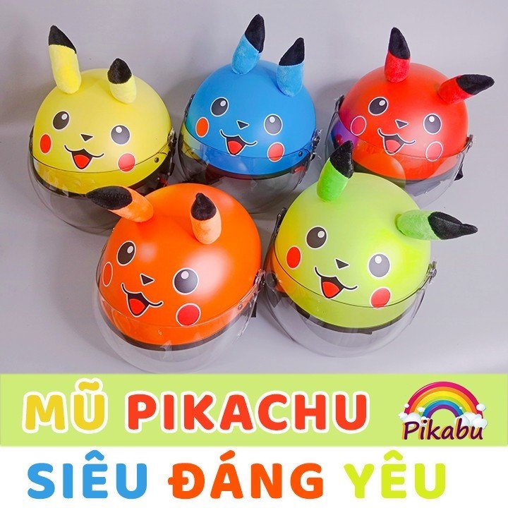 Mũ bảo hiểm Pikachu - Pikabu - PK042