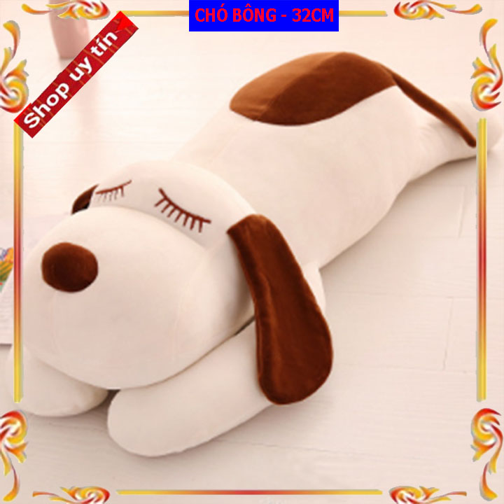Gấu bông , gối ôm văn phòng , Chó bông cao cấp 60cm