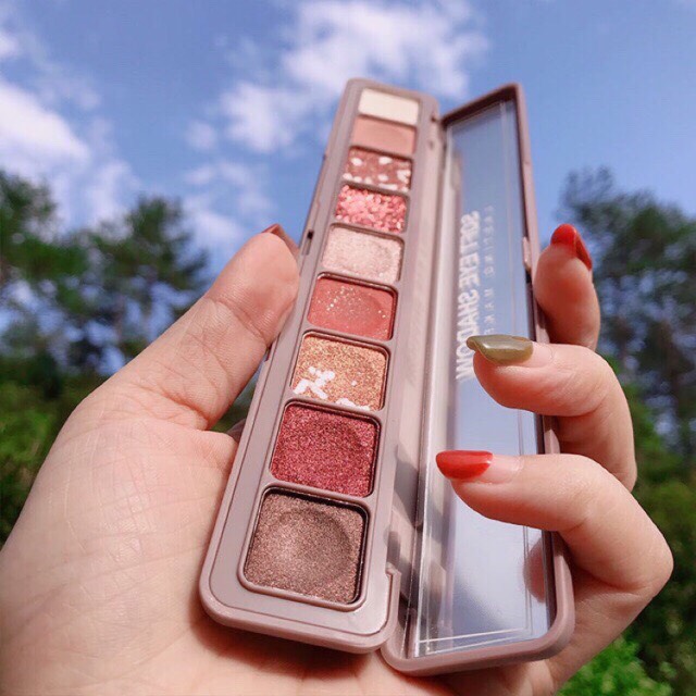 Bảng Phấn Mắt 9 Ô FULEZI Soft Eye Shadow Hàng Nội Địa Trung - bảng mắt có ánh nhũ