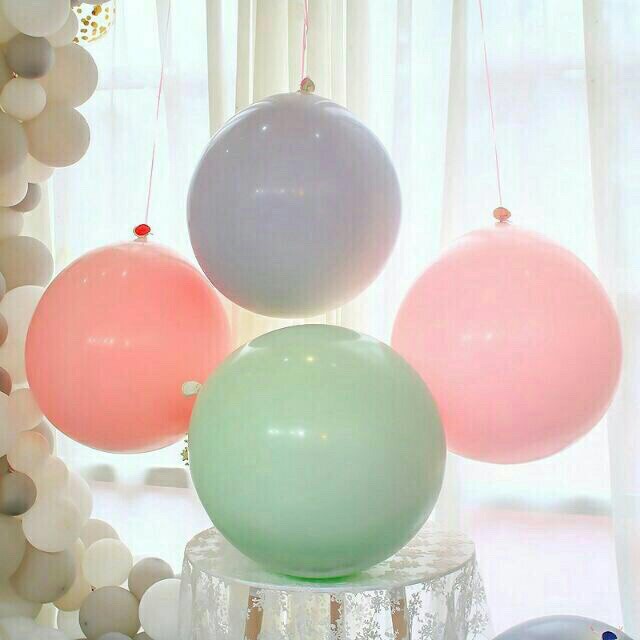 Bóng jumbo size trung 18inch=45cm kết dải bóng sinh nhật