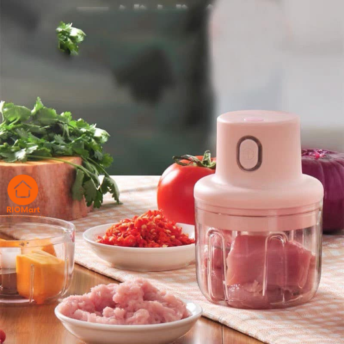 Máy Xay Mini Tỏi Ớt Cầm Tay Sạch Điện 250ml [LOẠI 1] Nội Địa Trung - Xay Tỏi Ớt Chuyên Nghiệp