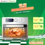 [BH 1 Năm]  Lò chiên không dầu 15 lít Kangaroo KG15AF3A - Hàng chính hãng