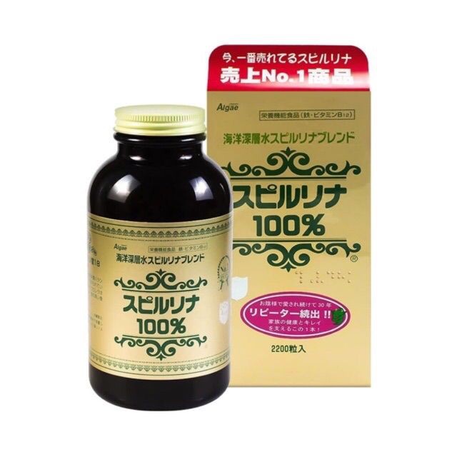 Tảo xoắn spirulina nhật bản - tem đỏ