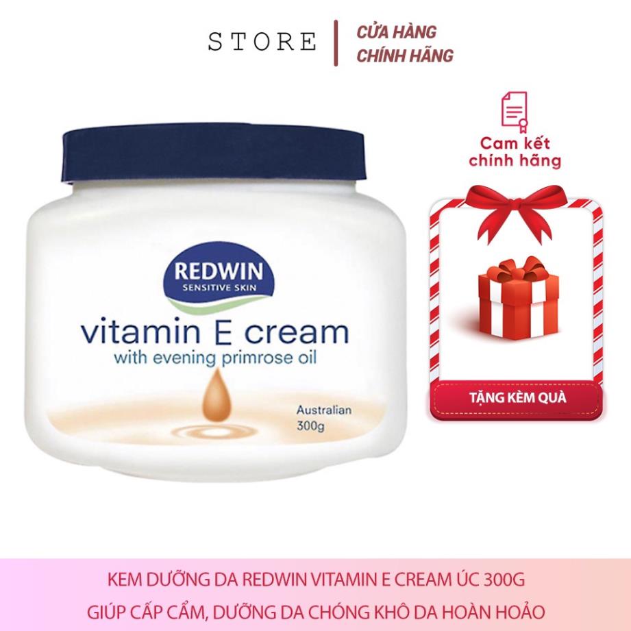 Kem dưỡng da mềm mịn Redwin Vitamin E Cream 300g của Úc