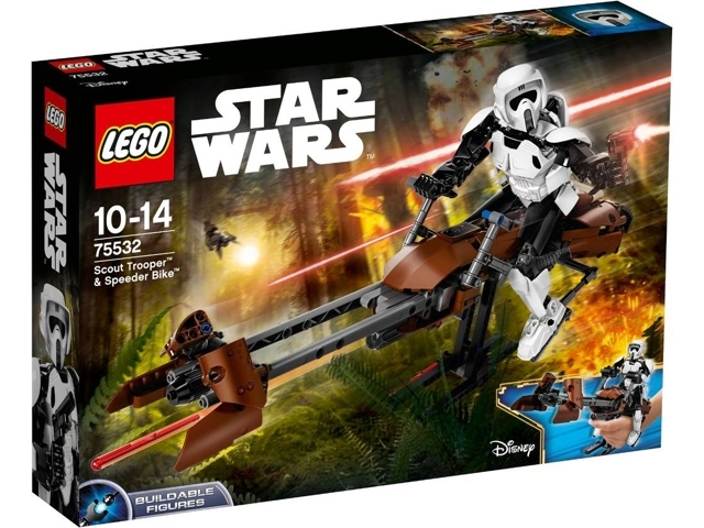 Lego Star Wars 75532 - Scout Trooper & Speeder Bike - Bộ xếp hình Lego nhân vật Scout Trooper & Speeder Bike