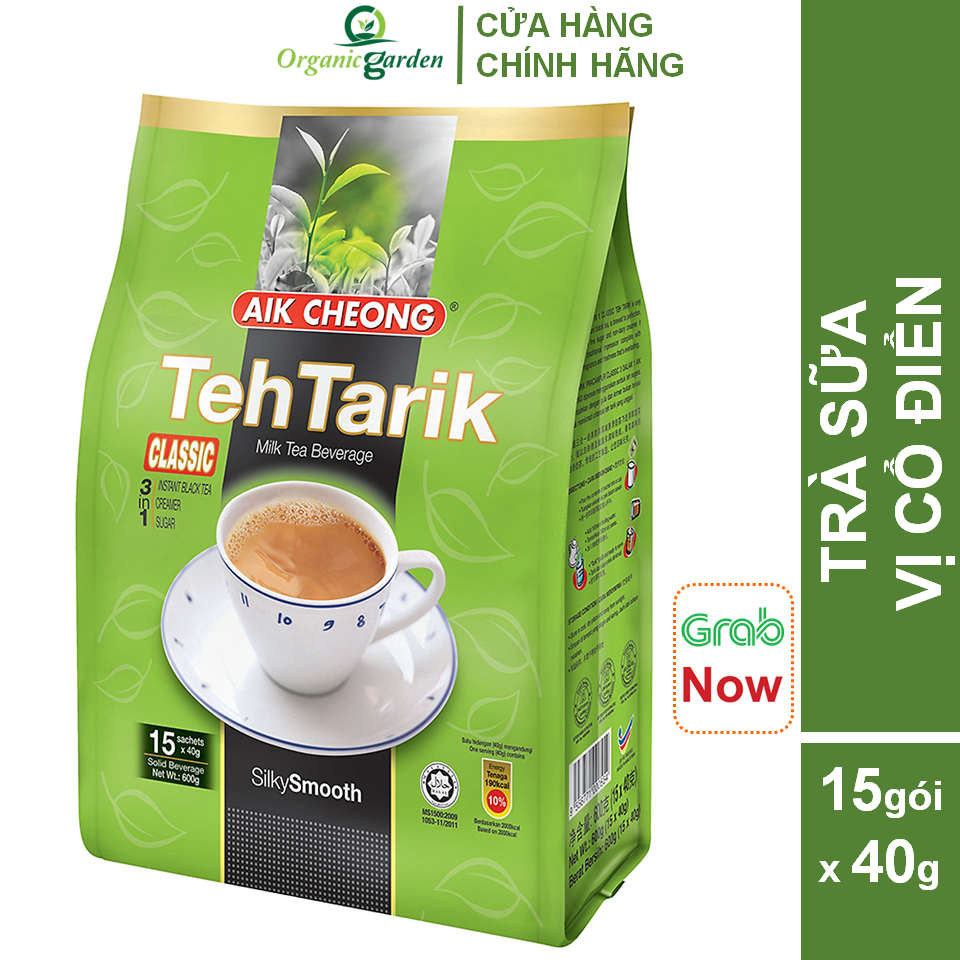 Trà sữa teh tarik vi cổ điển aik cheong malaysia - teh tarik classic 3 in 1 - 600g