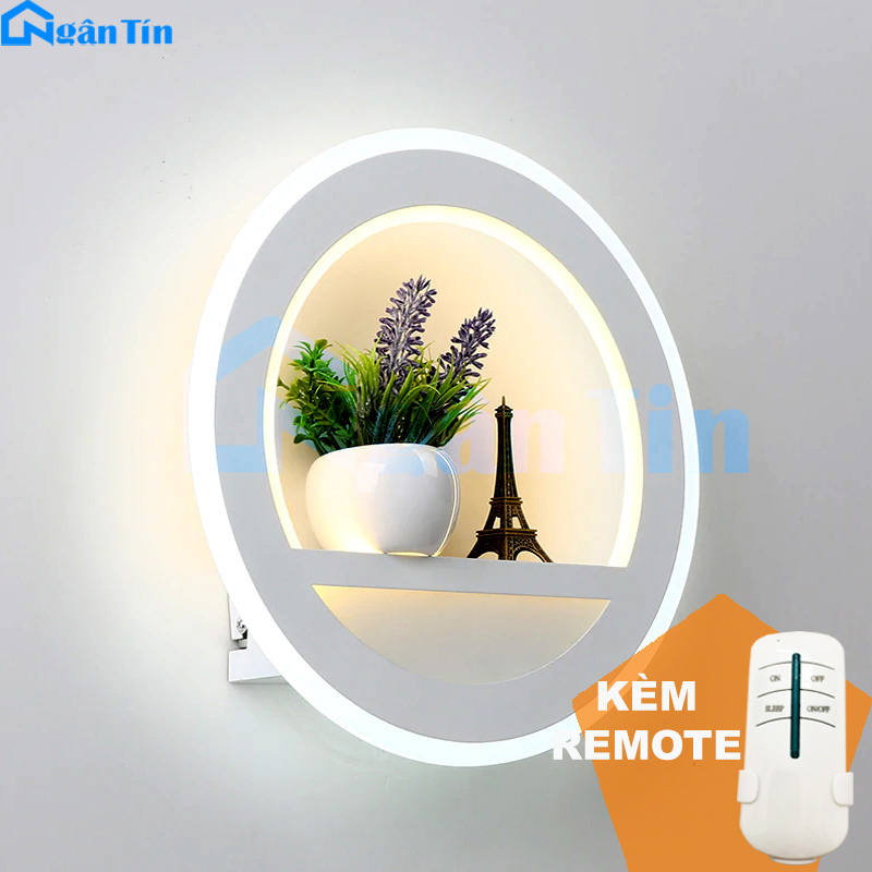 Đèn Led treo tường gắn tường trang trí trong nhà cầu thang Led 3 chế độ màu 220V 24W GT307 Ngân Tin