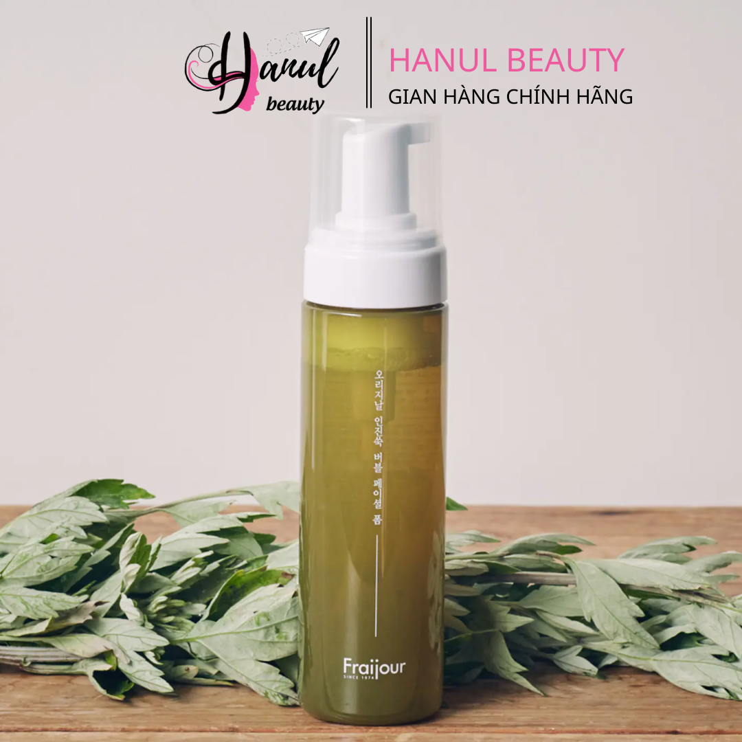Sữa Rửa Mặt Tạo Bọt FRAIJOUR Chiết Xuất Ngải Cứu Artemisia Bubble Facial Foam 200ml