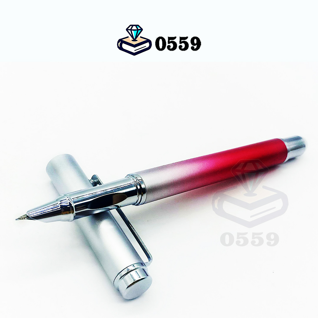 Bút máy kim tinh ngòi mài, có đầu tẩy, nét thanh nét đậm eras e025, vpp0559, tặng ngòi và ống mực