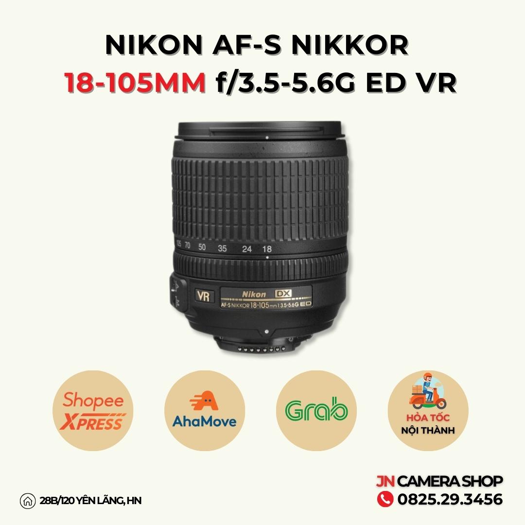 Ống kính nikon af-s 18-105mm f/3.5-5.6g ed vr 98%