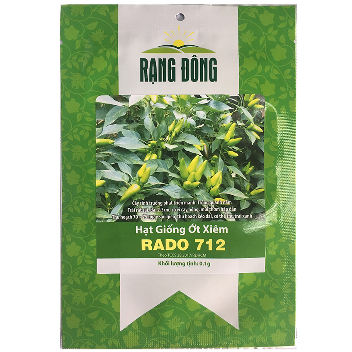 Hạt giống rđ ớt xiêm 712