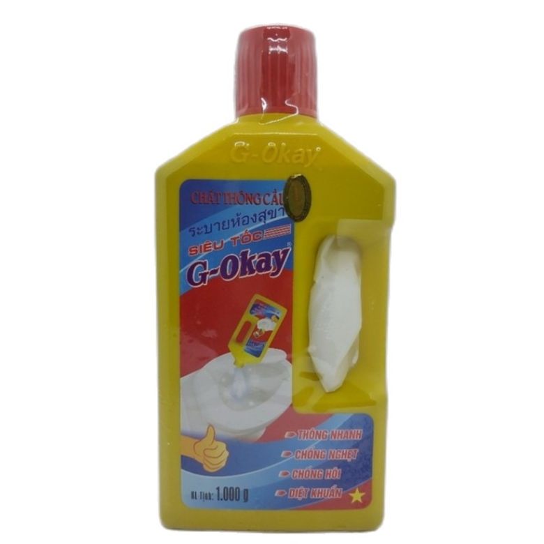 Dung dịch thông cầu siêu tốc G-Okay 1000gam/650ml Gia Phú
