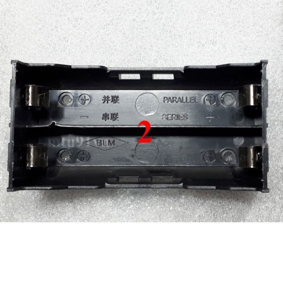 Đế Pin Li-ion 18650 Khay Hàn 2 Pin .Khay pin 18650