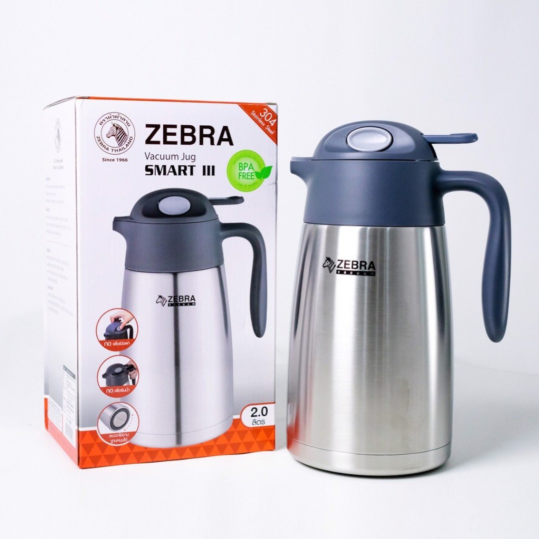 Bình Giữ Nhiệt Inox Smart III 2 lít Zebra - 112950