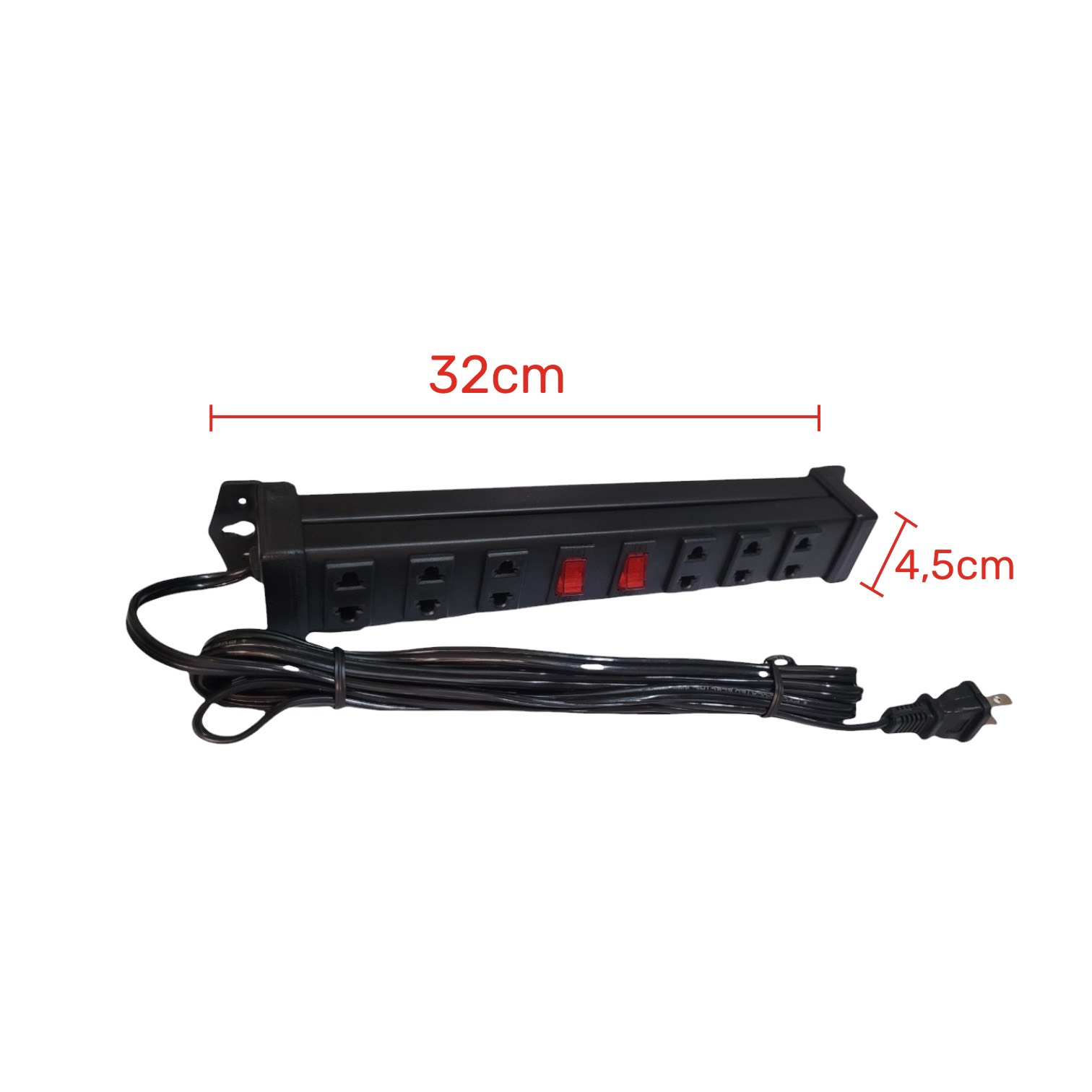 Ổ cắm điện đa năng 6 lỗ cắm, dây điện dài 3m
