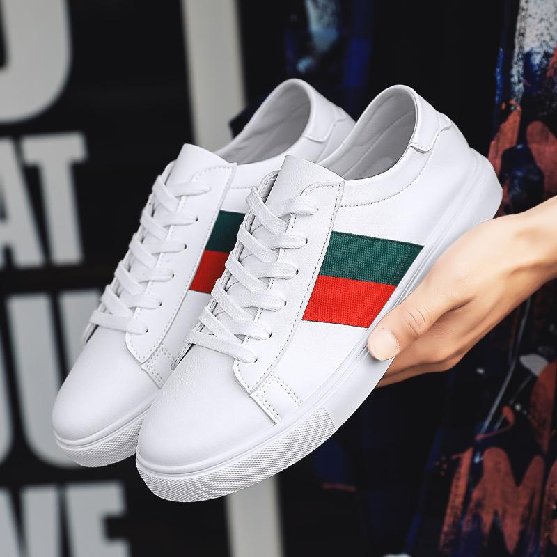 Giày bata nam , giày thể thao nam Xọc Kẻ Đẹp, Màu Trắng Công Tử