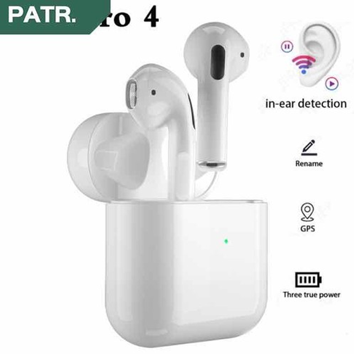 Tai nghe không dây kết nối Bluetooth Pro 4 TWS thiết kế nhét trong mini dành cho điện thoại Android iPhone - Công Nghệ HP