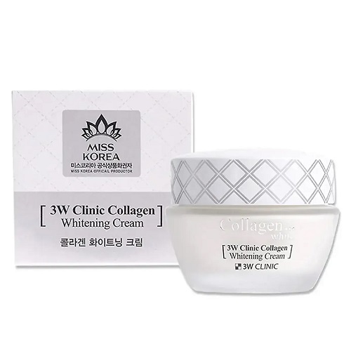 Kem dưỡng trắng da tinh chất Collagen 3W Clinic Collagen Whitening Cream 60ml