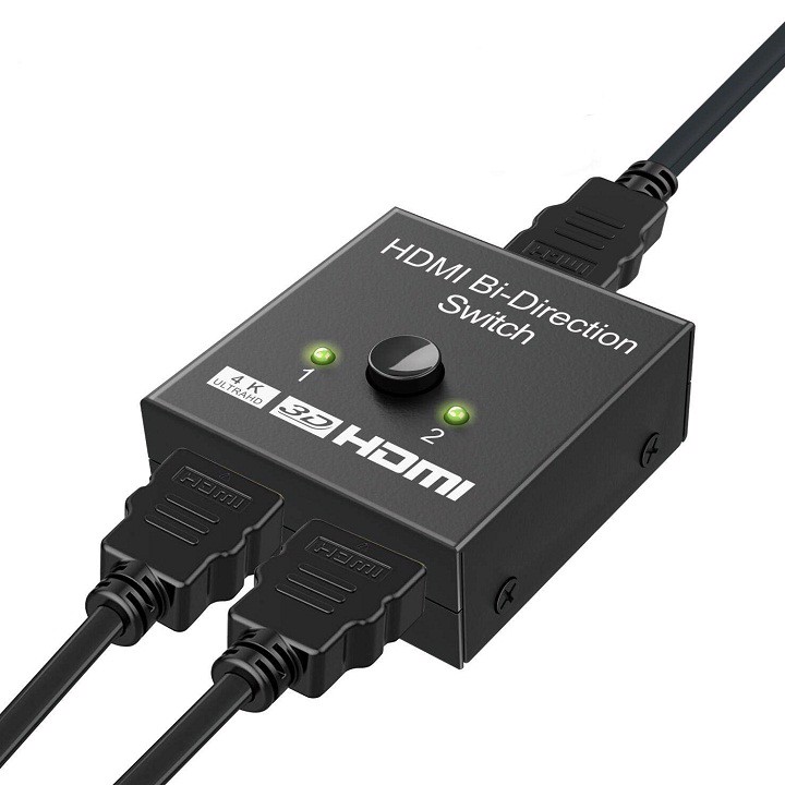 [HCM]HDMI BI DIRECTION switch hai chiều 1 in 2 out hoặc 2 out 1in 3D 4K