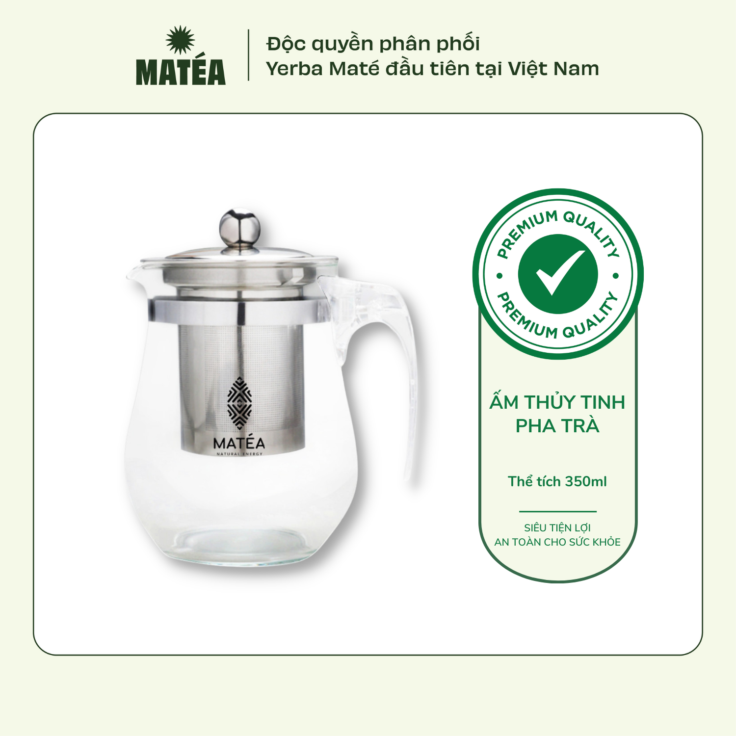 [GIẢM GIÁ SHOCK 30%] Bình Pha Trà Thủy Tinh Chịu Nhiệt Cao Cấp Có Lõi Lọc Vụn Trà Inox Lỗ Siêu Nhỏ