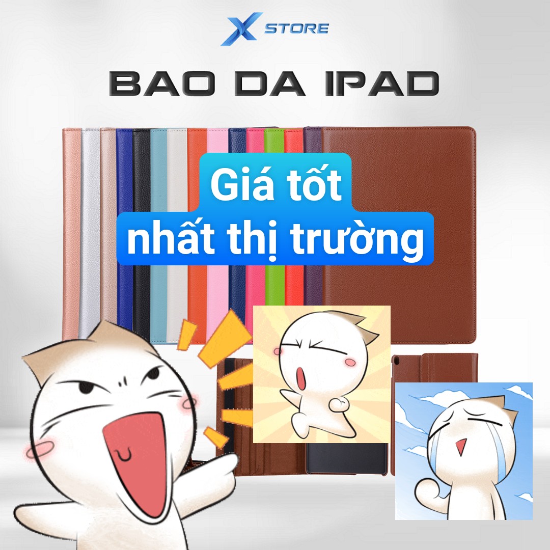 Ốp ipad, bao da cao cấp cho ipad gen 10 9 8 7 10.2 10.5 9.7 mini 4 5 6 pro 11 air 3 4 5