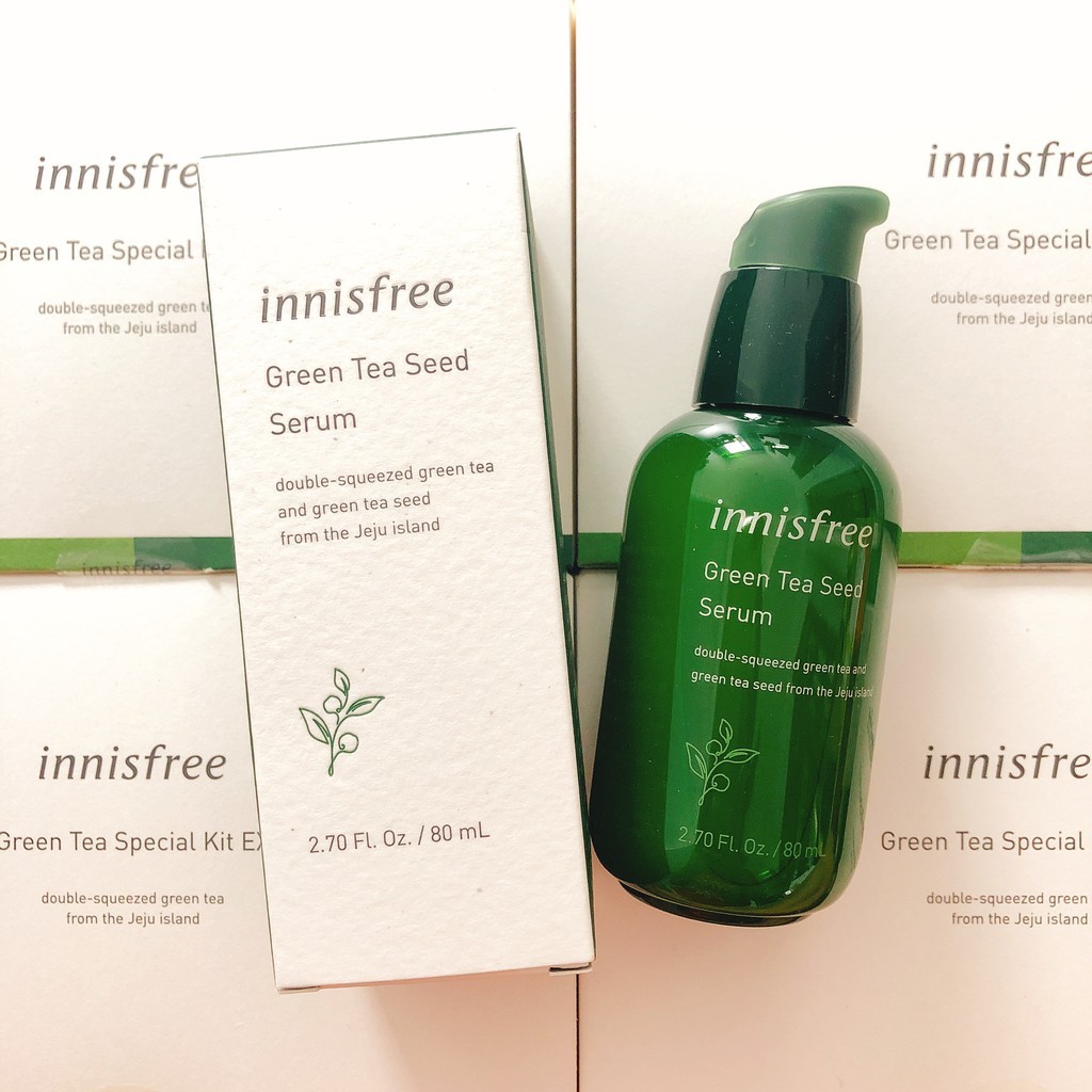 Tinh chất dưỡng trà xanh innisfree green tea seed serum 80ml chính hãng