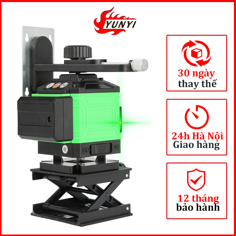 Máy bắn cốt laser mini,máy cân mực laser,máy cân bằng laser,máy cân mực laser 16 tia 4d,máy cân bằng laser 12 tia xanh-IP54,thân máy chống rơi