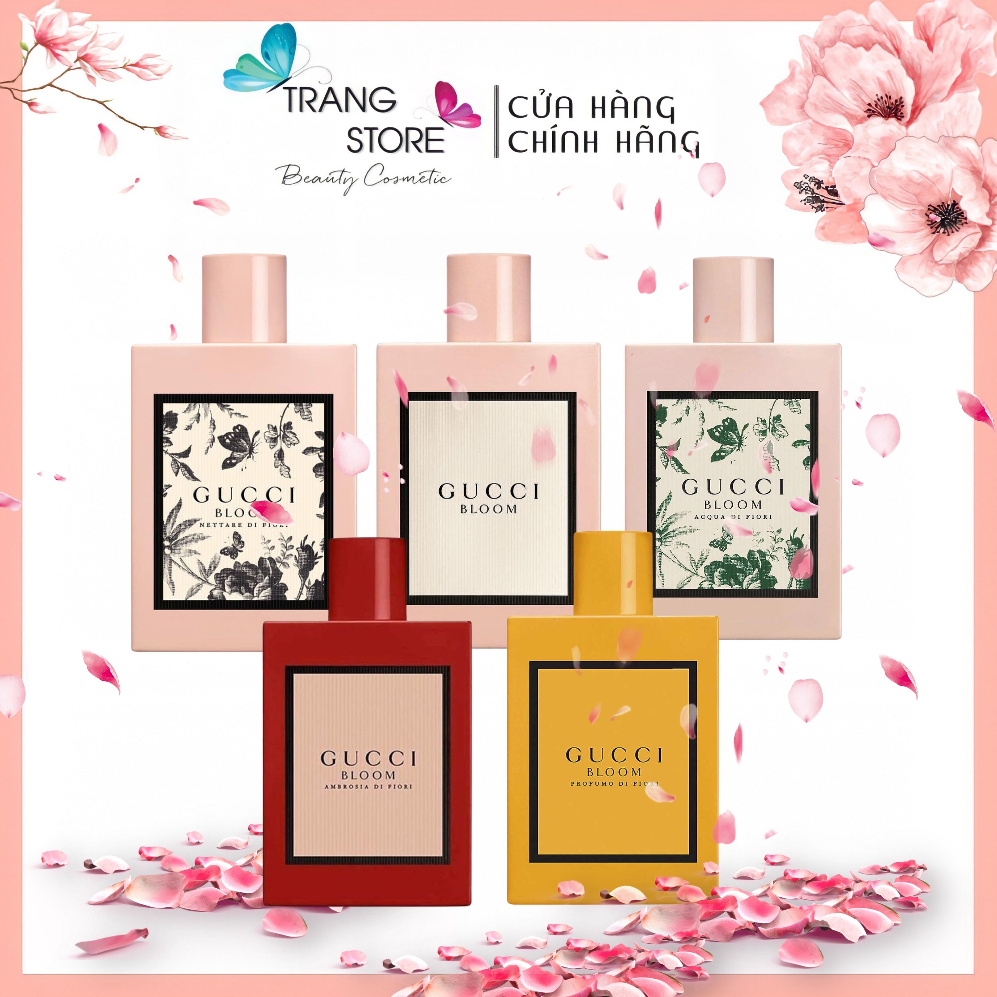 Nước hoa Gucci Bloom 100ML, Gucci Ambrosia, Nước hoa Gucci Full Box, Nước hoa nữ