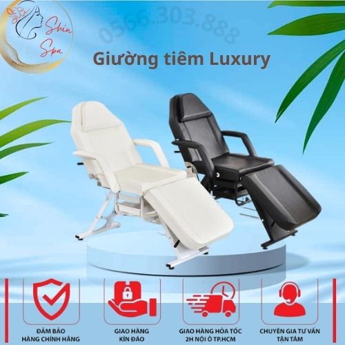 Giường tiêm filler luxury | giường phun xăm | giường spa nhập khẩu loại tốt vvv