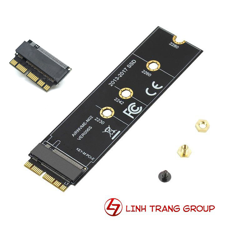 Adapter gắn SSD M.2 PCIe NVMe cho MacBook 2013-2017 - MA05