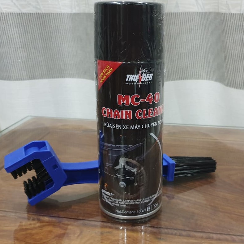 Vệ sinh sên thunder mc-40 400ml | +bàn chải